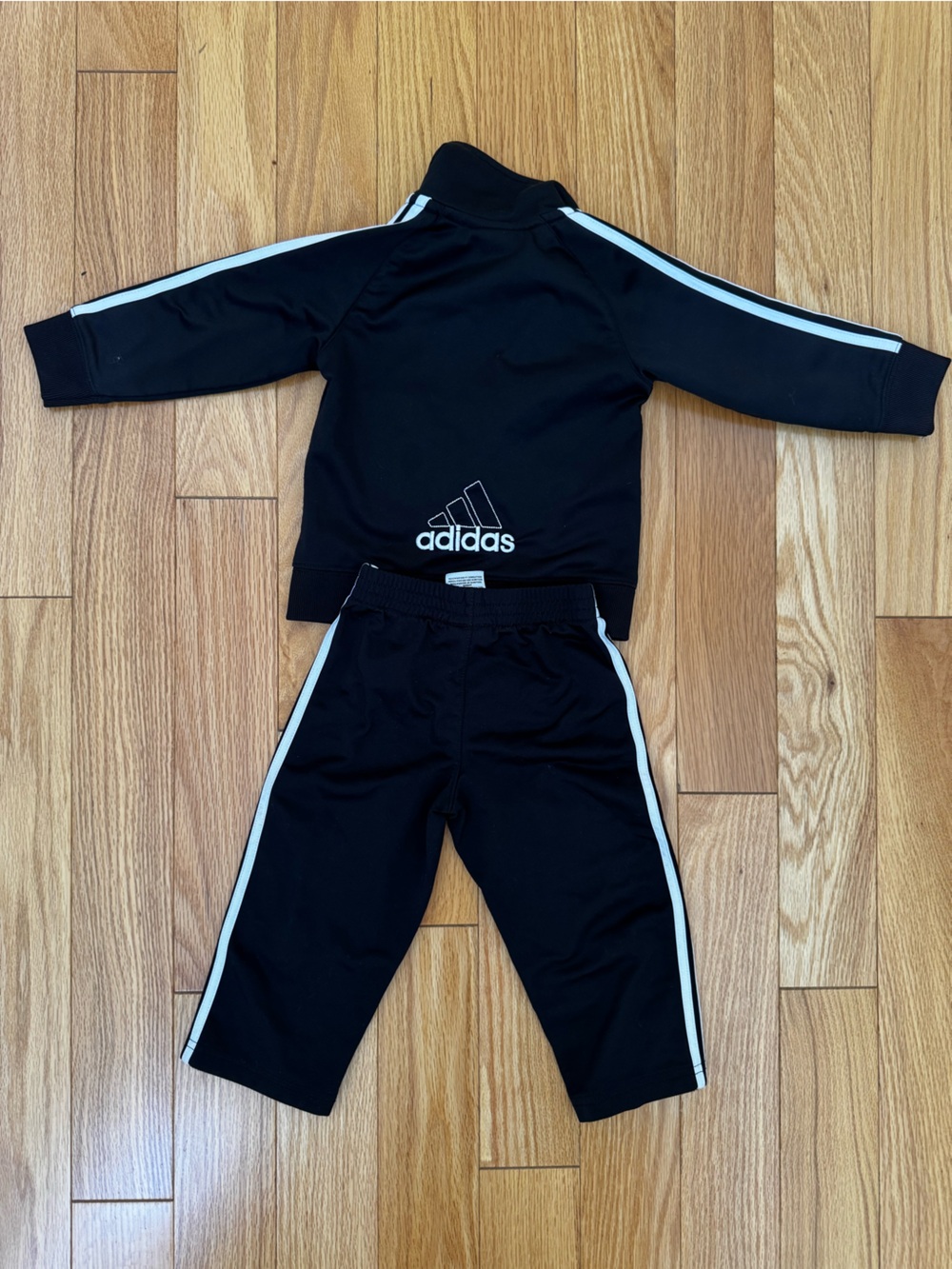 Adidas Track Suit with zip up jacket - 18 mo size